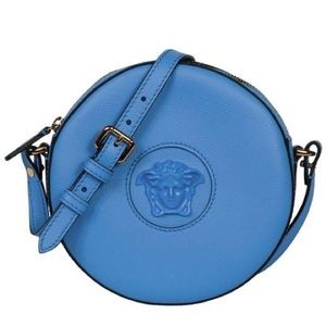 VERSACE LA MEDUSA ROUND CAMERA BAG